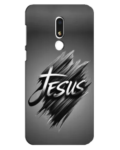 Чехол для Meizu M8 Lite с картинкой «Надпись Jesus Graffiti»