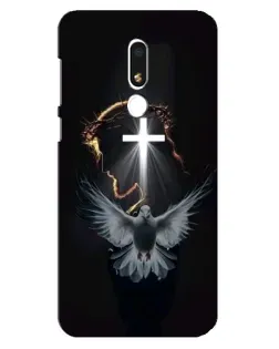 Чехол для Meizu M8 Lite с картинкой «Голубь и Свет»