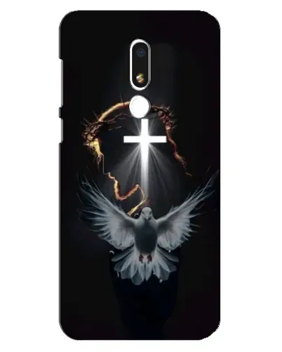 Чехол для Meizu M8 Lite с картинкой «Голубь и Свет»