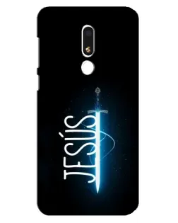 Чехол для Meizu M8 Lite с картинкой «Меч Духа Jesus»