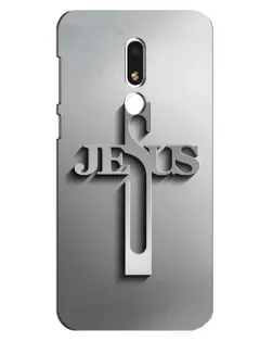Чохол для Meizu M8 Lite з картинкою «Металевий хрест Jesus» Чохол для Meizu M8 Lite з картинкою «Металевий хрест Jesus»