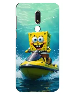 Чохол для Meizu M8 Lite з картинкою «Спанч Боб на гідроциклі» Чохол для Meizu M8 Lite з картинкою «Спанч Боб на гідроциклі»