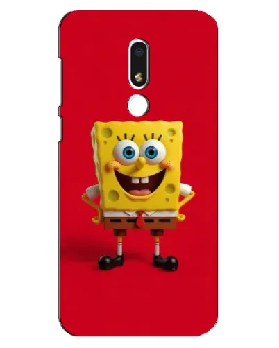 Чехол для Meizu M8 Lite с картинкой «Спанч Боб на красном» Чехол для Meizu M8 Lite с картинкой «Спанч Боб на красном»