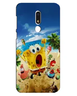 Чехол для Meizu M8 Lite с картинкой «Развлечения на пляже»