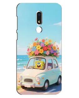 Чехол для Meizu M8 Lite с картинкой «Автомобильное путешествие»