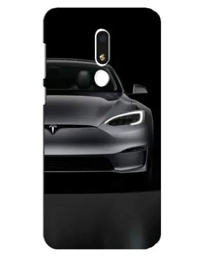 Чехол для Meizu M8 Lite с картинкой «Tesla Model S Look»