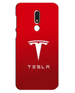 Чехол для Meizu M8 Lite с картинкой «Tesla Red Classic»