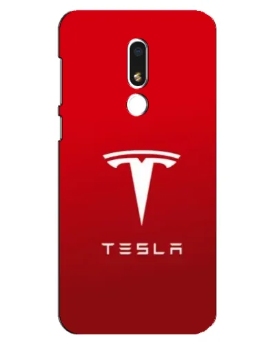 Чехол для Meizu M8 Lite с картинкой «Tesla Red Classic»