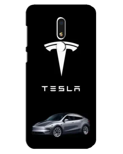 Чехол для Meizu M8 Lite с картинкой «Tesla Model Y»