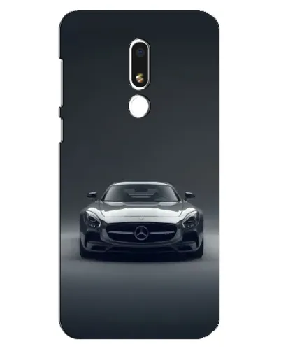 Чехол для Meizu M8 Lite с картинкой «Mercedes на черном»
