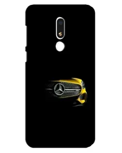 Чехол для Meizu M8 Lite с картинкой «Mercedes — ретро стиль»