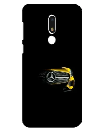 Чехол для Meizu M8 Lite с картинкой «Mercedes — ретро стиль»