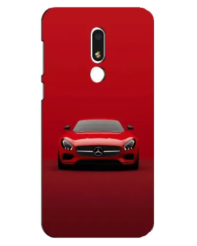 Чехол для Meizu M8 Lite с картинкой «Красный Mercedes AMG»
