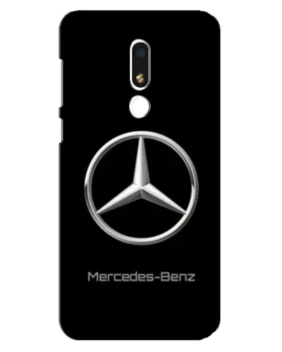 Чехол для Meizu M8 Lite с картинкой «Mercedes Silver Logo»