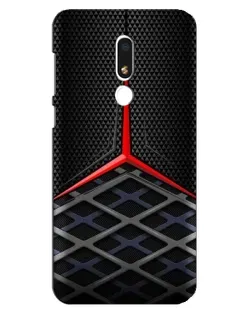 Чехол для Meizu M8 Lite с картинкой «Mercedes Carbon Grid»