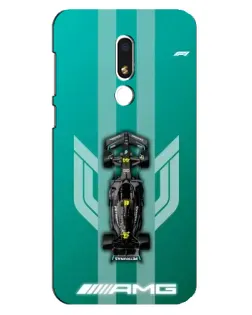 Чехол для Meizu M8 Lite с картинкой «Mercedes AMG Petronas»