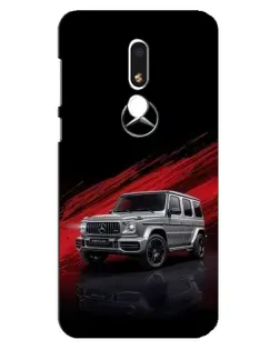 Чехол для Meizu M8 Lite с картинкой «Mercedes G-Class красный»