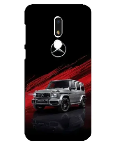 Чехол для Meizu M8 Lite с картинкой «Mercedes G-Class красный»