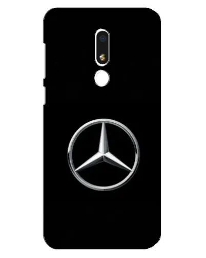 Чехол для Meizu M8 Lite с картинкой «Mercedes классический лого»
