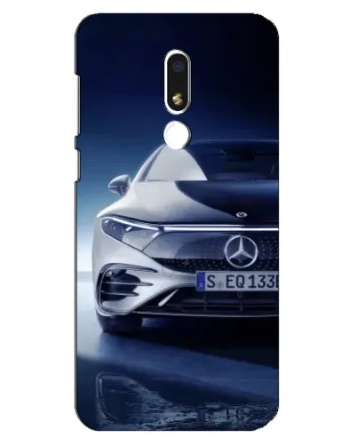 Чехол для Meizu M8 Lite с картинкой «Mercedes EQ — будущее»