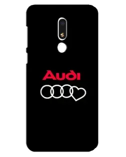 Чохол для Meizu M8 Lite з картинкою «Логотип Audi Heart»