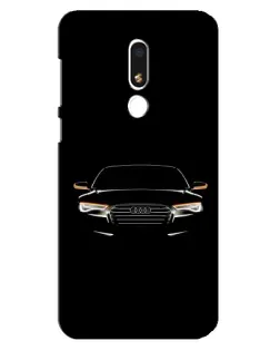 Чохол для Meizu M8 Lite з картинкою «Audi — нічний контур»
