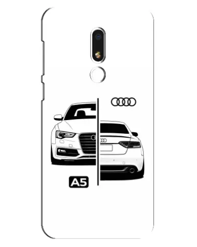 Чохол для Meizu M8 Lite з картинкою «Audi — контрастний дизайн» Чохол для Meizu M8 Lite з картинкою «Audi — контрастний дизайн»