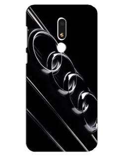 Чохол для Meizu M8 Lite з картинкою «Audi — абстрактні кільця»