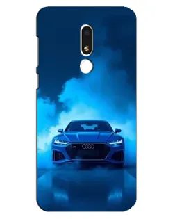 Чохол для Meizu M8 Lite з картинкою «Audi — блакитна енергія»