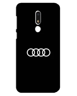 Чохол для Meizu M8 Lite з картинкою «Audi White Logo»