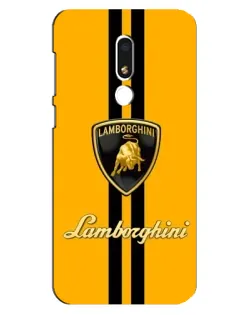 Чохол для Meizu M8 Lite з картинкою «Lamborghini Stripe жовтий» Чохол для Meizu M8 Lite з картинкою «Lamborghini Stripe жовтий»