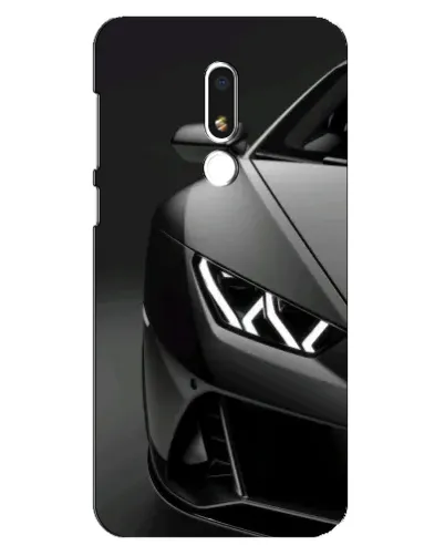 Чехол для Meizu M8 Lite с картинкой «Lamborghini фары детализация»