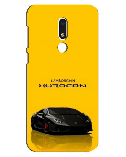 Чехол для Meizu M8 Lite с картинкой «Lamborghini Huracan черный»