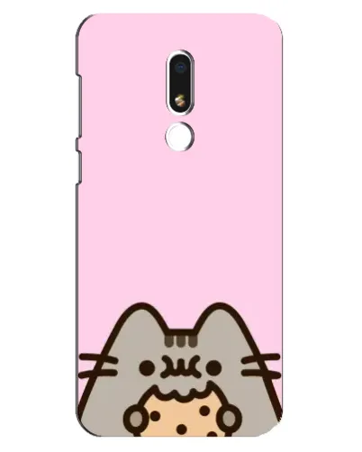Чехол для Meizu M8 Lite с картинкой «Pusheen и печенье» Чехол для Meizu M8 Lite с картинкой «Pusheen и печенье»