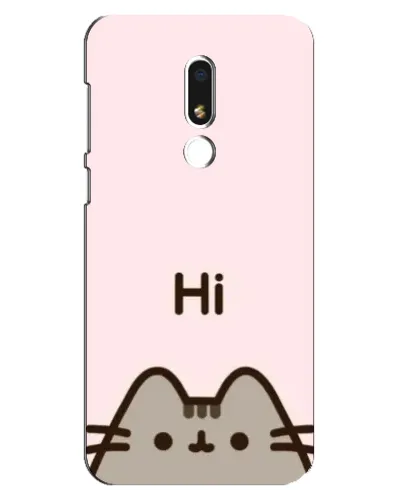 Чехол для Meizu M8 Lite с картинкой «Пушин говорит Hi» Чехол для Meizu M8 Lite с картинкой «Пушин говорит Hi»