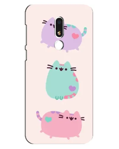 Чехол для Meizu M8 Lite с картинкой «Pusheen трио» Чехол для Meizu M8 Lite с картинкой «Pusheen трио»