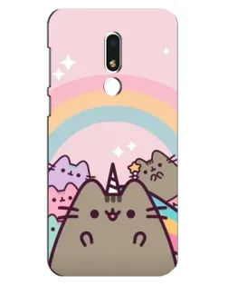 Чехол для Meizu M8 Lite с картинкой «Единорог Pusheen»