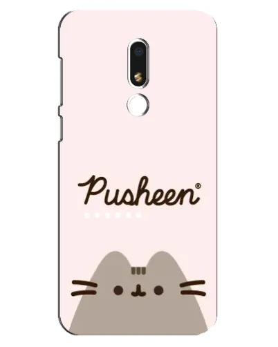 Чехол для Meizu M8 Lite с картинкой «Pusheen логотип» Чехол для Meizu M8 Lite с картинкой «Pusheen логотип»