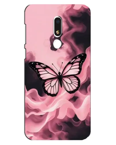 Чохол для Meizu M8 Lite з картинкою «Метелик у диму» Чохол для Meizu M8 Lite з картинкою «Метелик у диму»