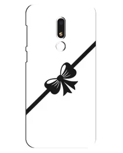 Чохол для Meizu M8 Lite з картинкою «Діагональний бант»