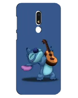 Чехол для Meizu M8 Lite с картинкой «Стич с укулеле»