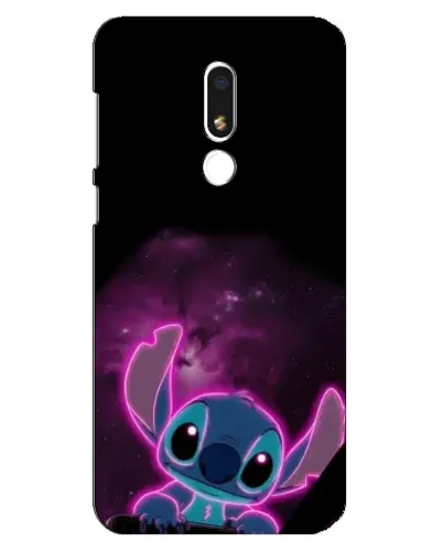 Чехол для Meizu M8 Lite с картинкой «Неоновый Stitch» Чехол для Meizu M8 Lite с картинкой «Неоновый Stitch»