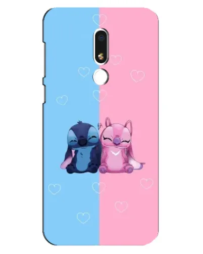 Чехол для Meizu M8 Lite с картинкой «Stitch и Angel Love» Чехол для Meizu M8 Lite с картинкой «Stitch и Angel Love»