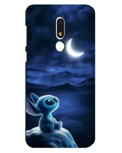 Чехол для Meizu M8 Lite с картинкой «Лунная ночь Стича»