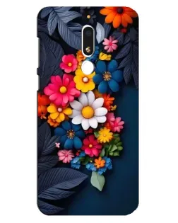 Чехол для Meizu M8 Lite с картинкой «Цветочная феерия»