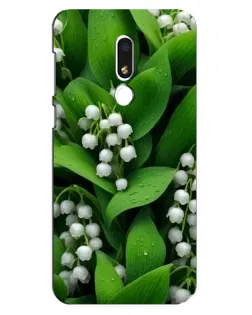 Чехол для Meizu M8 Lite с картинкой «Ландыши в зелени»