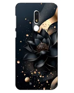 Чехол для Meizu M8 Lite с картинкой «Черный лотос»