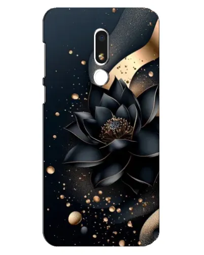 Чехол для Meizu M8 Lite с картинкой «Черный лотос» Чехол для Meizu M8 Lite с картинкой «Черный лотос»