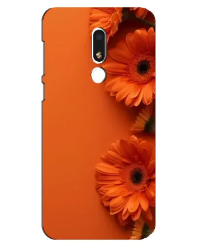 Чехол для Meizu M8 Lite с картинкой «Оранжевые герберы» Чехол для Meizu M8 Lite с картинкой «Оранжевые герберы»