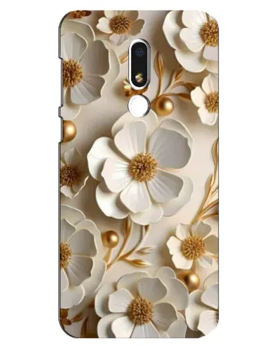 Чехол для Meizu M8 Lite с картинкой «Белие бумажние цвети» Чехол для Meizu M8 Lite с картинкой «Белие бумажние цвети»